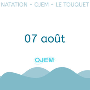 07 août - Séance natation