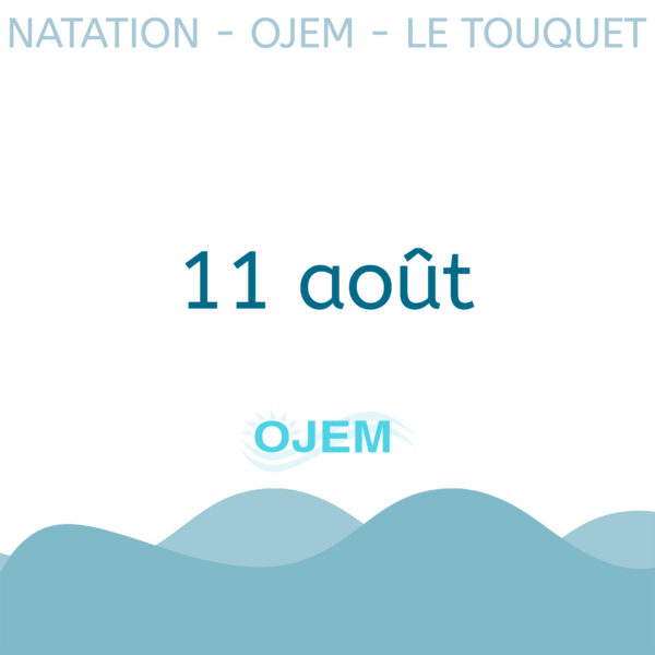 11 août - Séance natation