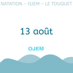 13 août - Séance natation